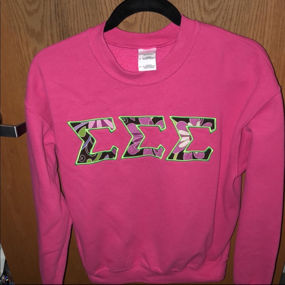sigma sigma sigma crew neck
